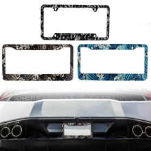 Custom Logo Car License Plate Frames - Auto Metal License Plate Covers