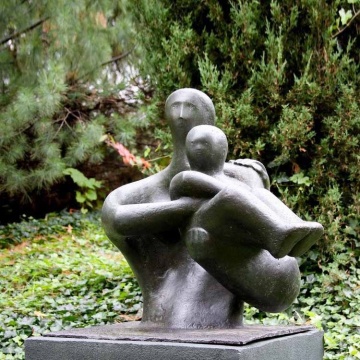 Modern metal craft art abstract sculpture for home decoration