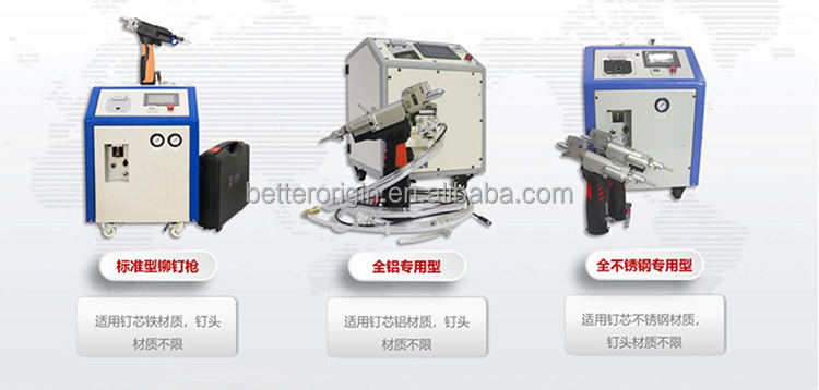 Fully automatic pneumatic riveting nut rivet tool gun electric rivet gun