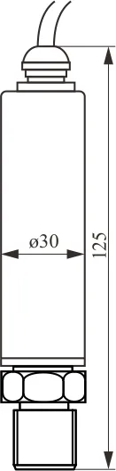 Высокоточный датчик давления 0–20 бар, 0,5–4,5 В