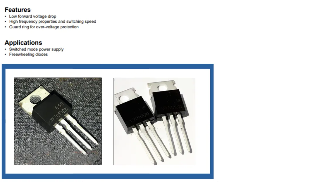 Fyp2010dn to-220 Y2010dn Schottky Diode