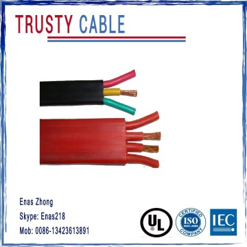 heating resistant silicon rubber flat cable