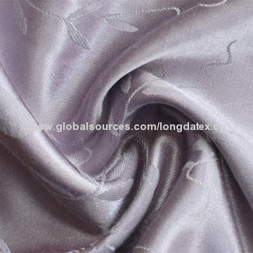 Jacquard brushed cotton sateen fabric
