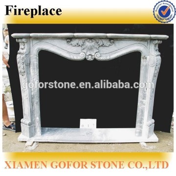 white electric fireplace