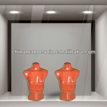 water transfer half body mannequins