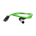 Ethernet M12 destro angolato al cavo RJ45 schermato