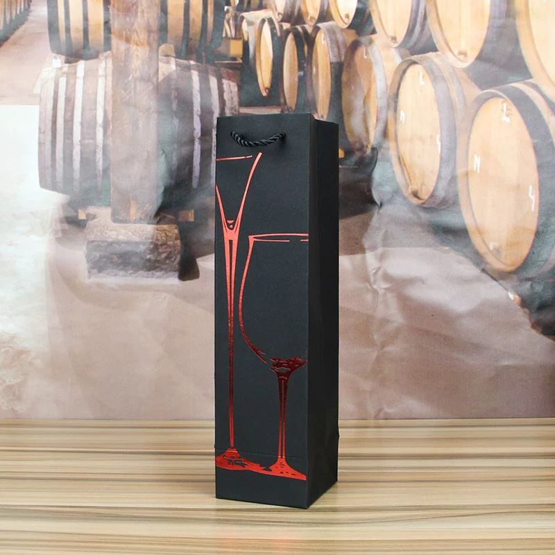 Wine Packaging Tote Bag Boutique Hand Shopping Bag Gift Jewelry Perfume Boxes Wholesale Custom Luxury Custom Printed Logo