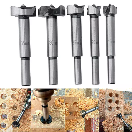 Högkvalitativ Forstner Drill Bit Alloy Bit Wood Drilling Round Plastic Box Acceptabel anpassad