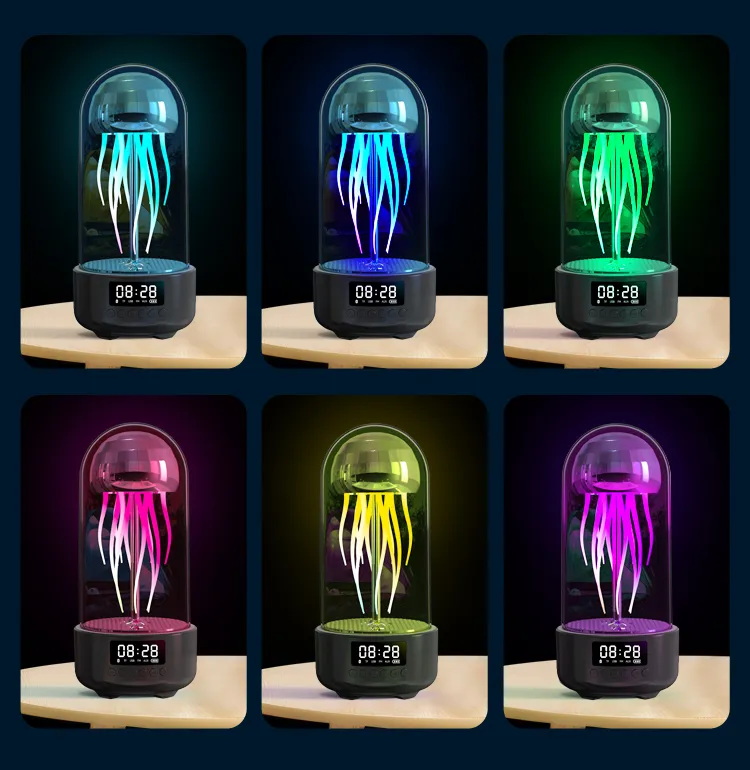 Intelligent Wireless Bluetooth Speaker, Colorful Breathing Light, Portable Intelligent