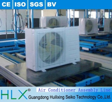 Manufacturing equipment air conditioner assembly line