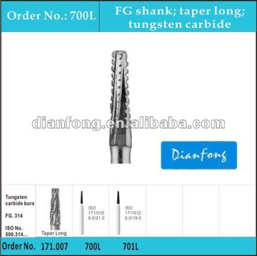 FG dental high speed carbide rotary bur
