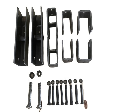 Tandem Axle Hanger Kit for 2'' Wide Slipper Springs - 12'' Long Equalizers