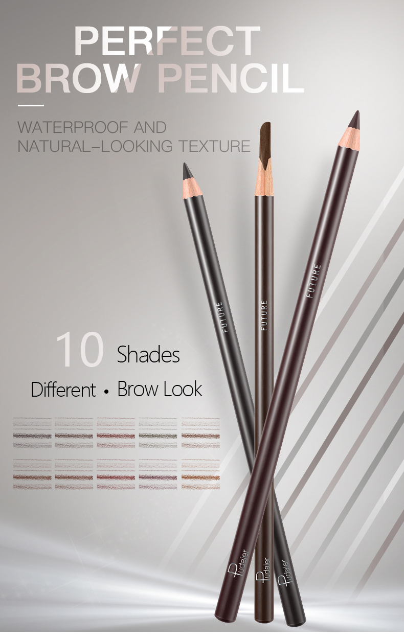 Private Label Hot Sale Pudaier Natural Eyebrow Pencil Waterproof Eyebrow