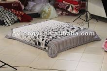 100% polyester super soft printed double mink blanket