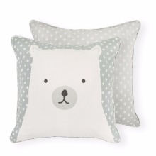 bear cable knit pillow cover face cushion pillow