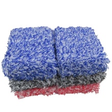 Large Plush Microfiber Sponge Car Wash Pads