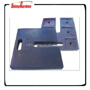 Weighted Rubber Pole Bases for Gazebo Weight Plates