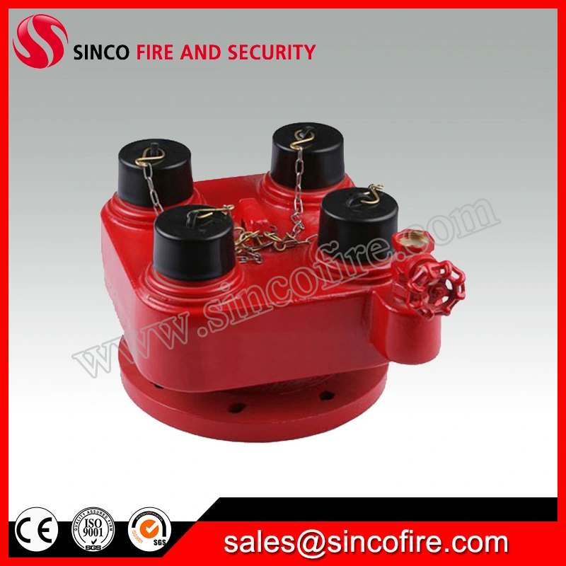 4 Way Breeching Inlet Fire Hydrant Valve