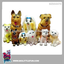 Squeeze toy dog toy with whistle