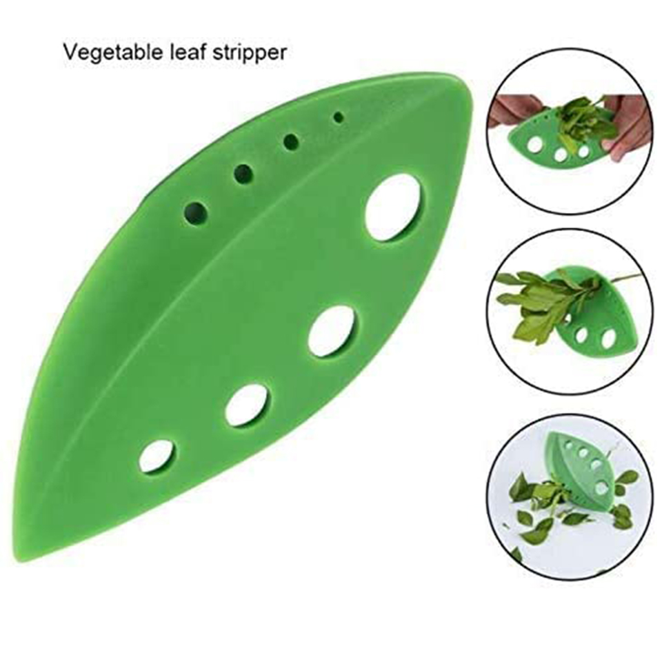 Herb Leaf and stem stripping Tool, 2 Pcs Separator Multifunction Vegetable Leaf Chard, Collard Greens, Parsley, Basil, Rosemary