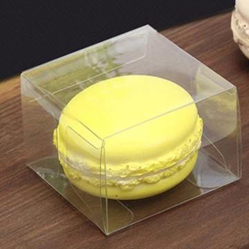 Toptan Tekli Şeffaf Plastik Blister Macaron Ambalaj Kutusu