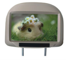 good quality 9.0 inch TFT LCD headrest DVD player with pillow IR