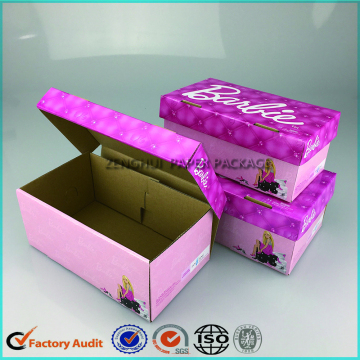 Pink Mini Baby Shoe Box Packaging