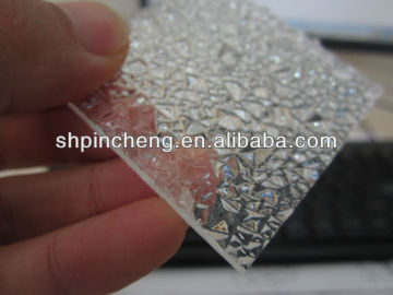 embossed polycarbonate plastic panels