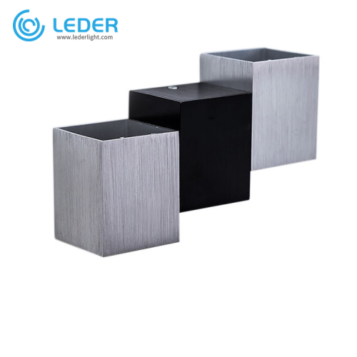 LEDER 6W Sconces тасаллӣ визуалӣ Light ранга