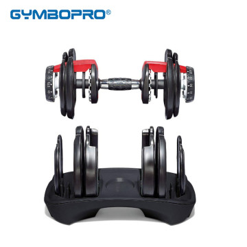 Home Fitness Hex Rubber Custom New Adjustable Dumbbells