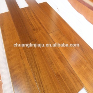 Durable multilayer engineered burma teak hardwood flooring
