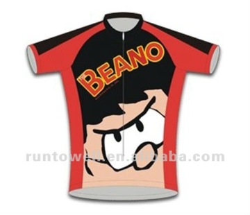 popular sublimation cycling short sleeve bike jersey