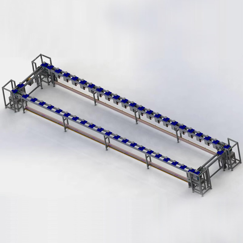 aluminium profile chain conveyor automatic belt conveyor appliance assembly line modular conveyor