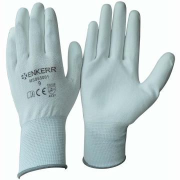 ENKERR pu coated glove pu coated nylon gloves