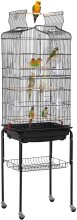 Open Top Medium Small Parrot Bird Cage