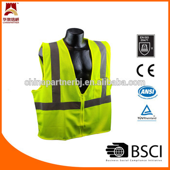 Mesh hi vis vest safety