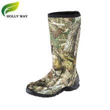 Camo Rubber Hunting Boots with Molded Outsole Knee High