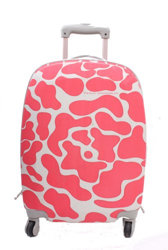 ABS Pink travel trolley luggage