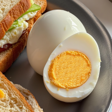 Boiled egg for breakfast
