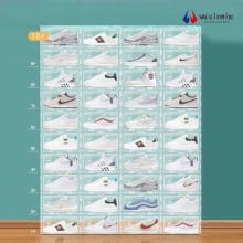 Elegant Thickened Flip-Top Shoe Box Holder
