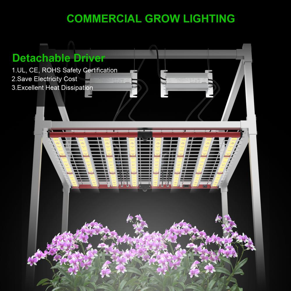 AGLEX 240W 320W 400W 650W 800W 1000W LED เชิงพาณิชย์ GROW LIGHT สำหรับพืชในร่มด้วย Samsung Diodes Dimmable UV IR