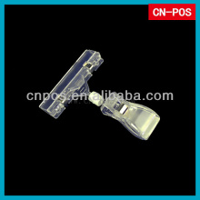 transparent pop clip for supermarket displaying