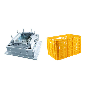 Taizhou Customized Large Hot Runner Plastic Injection Milk Crate Mold