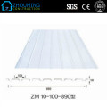 White Color 0.3mm-0.4mm Thickness Corrugated Steel Sheet