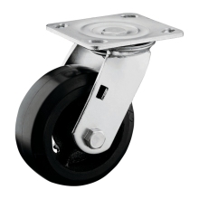 Rubber Wheel Swivel Plate Castor