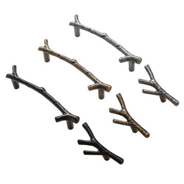 Tree branch cabinet handles