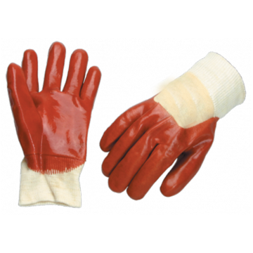 Guantes recubiertos de PVC con 10 &quot;