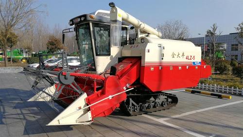 Hot sale mini rice combine harvester with cab