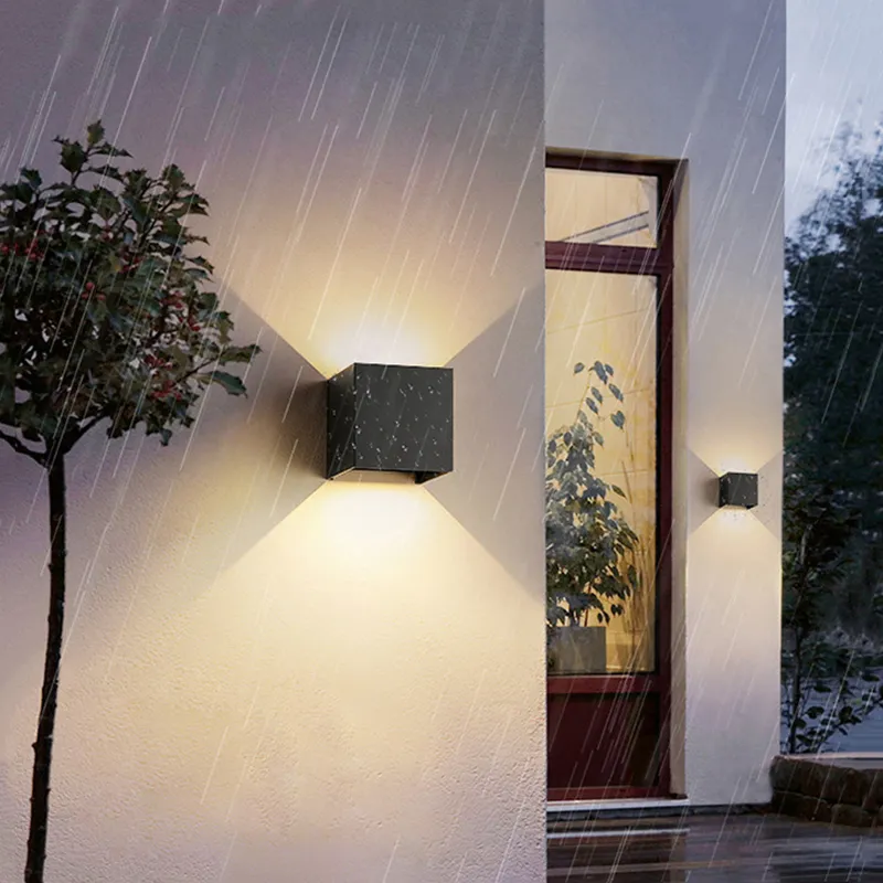 Modern Nordic 6W Waterproof LED Outdoor Wall Light
