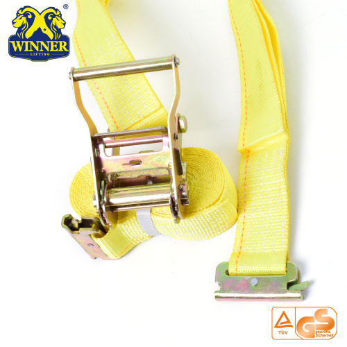 Högkvalitativ industriell Polyester Ratchet Tie Down Strap